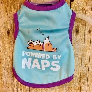 Dog / Cat T-Shirt “Powered by Naps”